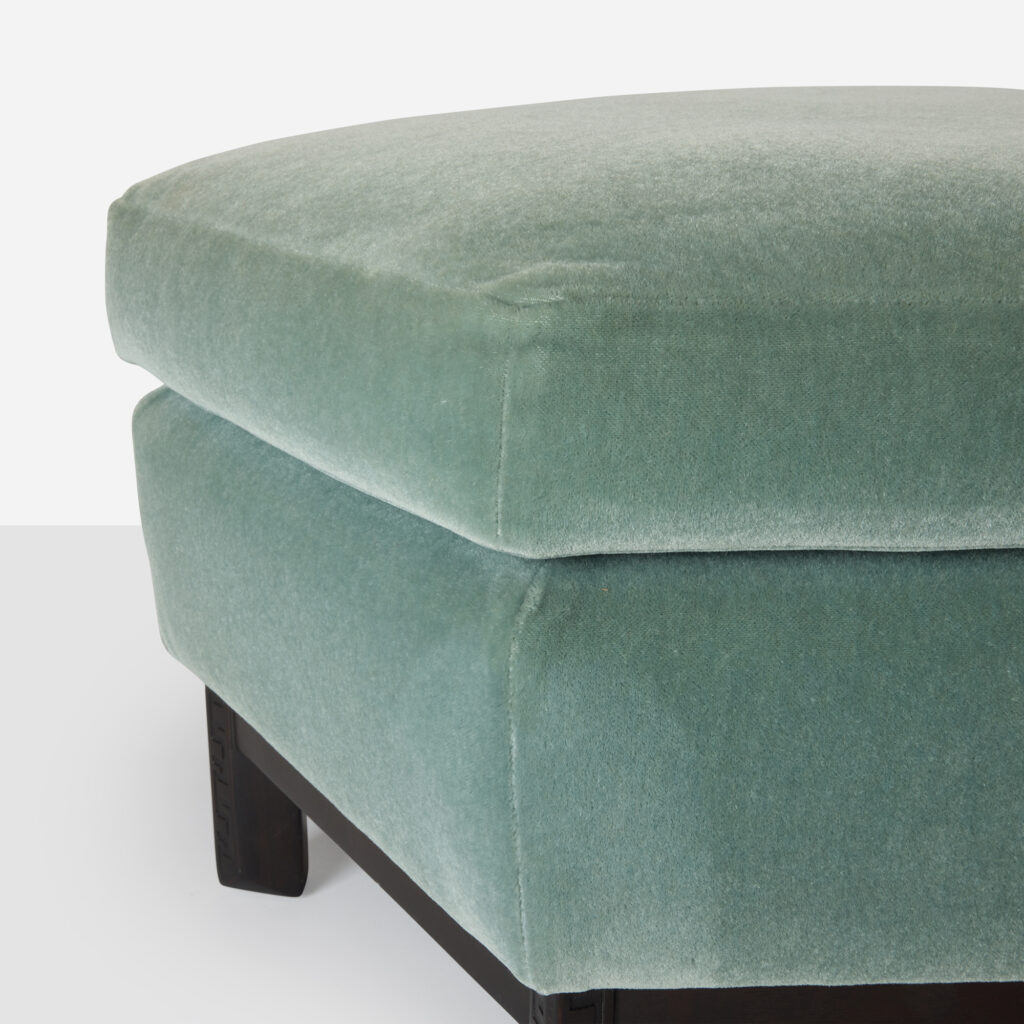 Hexagonal Ottomans by Frank Lloyd Wright for Henredon - three available - Image 3
