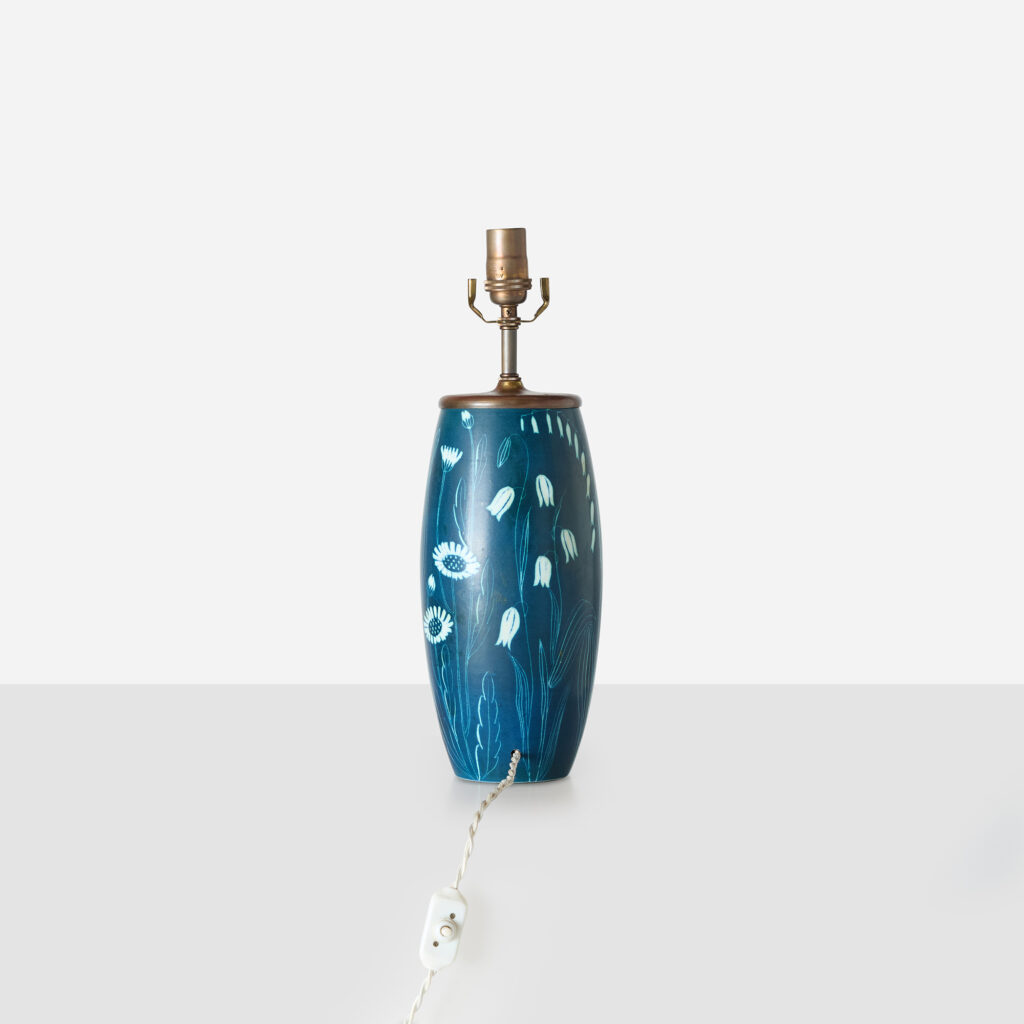 Floral Motif Table Lamp by Hertha Bengtsson for Rörstrand - Image 7