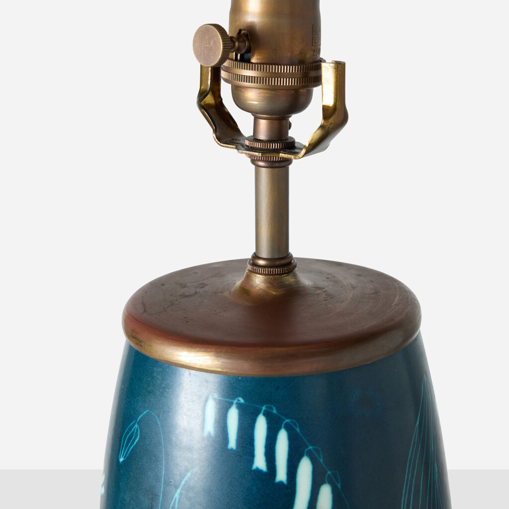 Floral Motif Table Lamp by Hertha Bengtsson for Rörstrand - Image 12