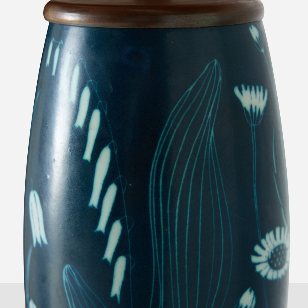 Floral Motif Table Lamp by Hertha Bengtsson for Rörstrand - Image 13
