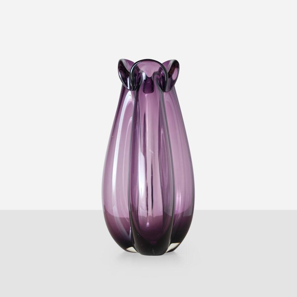 Treflojet Glass Vase by Per Lütken for Holmegaard - Image 2