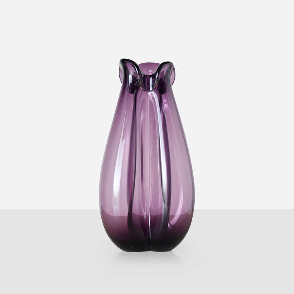 Treflojet Glass Vase by Per Lütken for Holmegaard - Image 3
