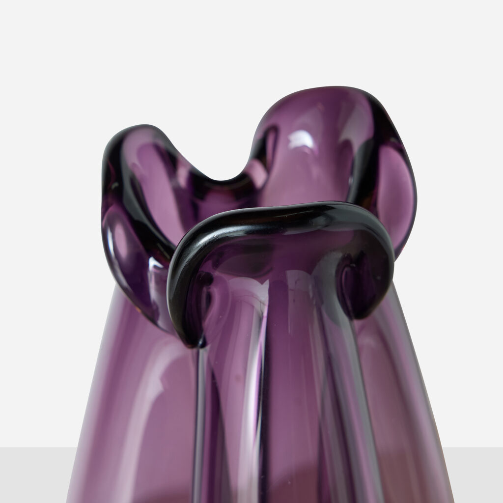 Treflojet Glass Vase by Per Lütken for Holmegaard - Image 4