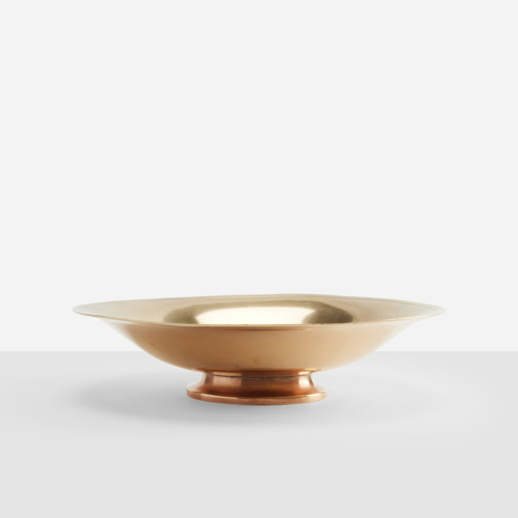 Polished Bronze Dish by Just Andersen Model # LC 1385