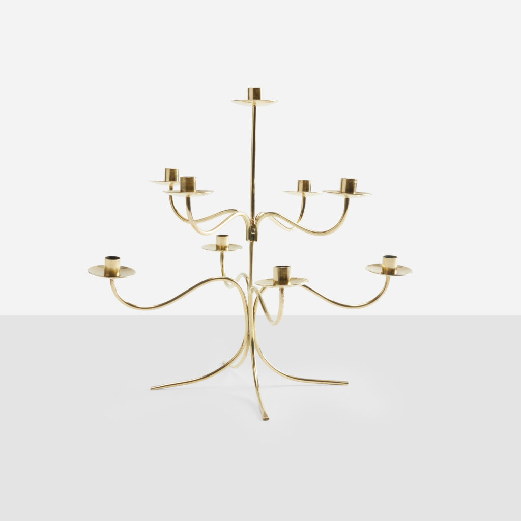 Polished Brass Candelabra by Josef Frank for Svenskt Tenn