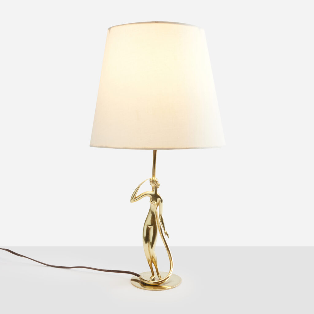 Brass Table Lamp by Karl Hagenauer