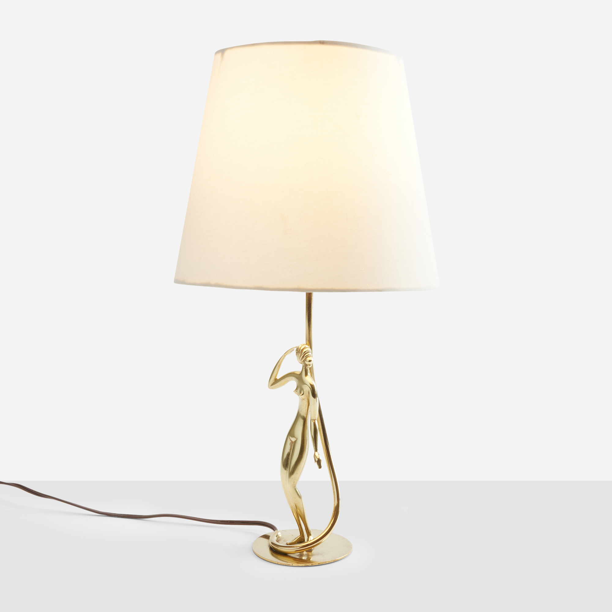 Brass Table Lamp by Karl Hagenauer - Image 2