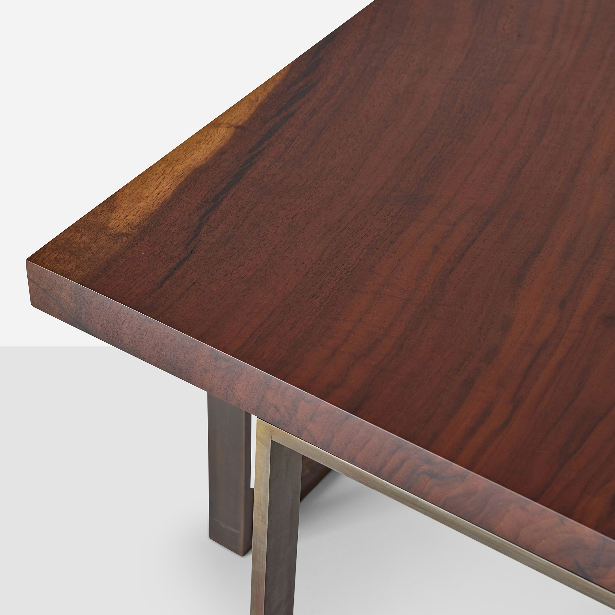 Walnut and Steel End Tables in the Style of Milo Baughman - 3 available - Image 6