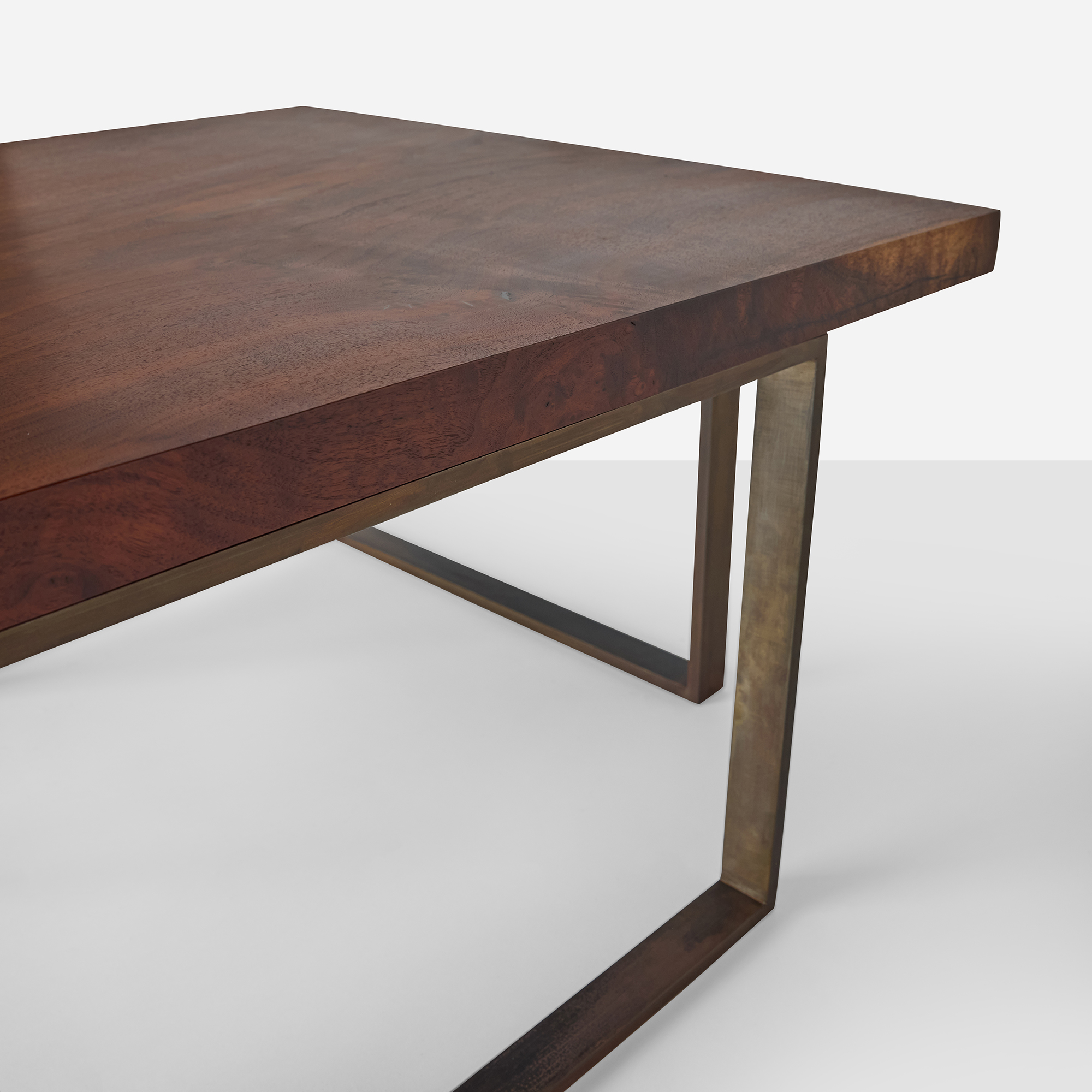 Walnut and Steel End Tables in the Style of Milo Baughman - 3 available - Image 7