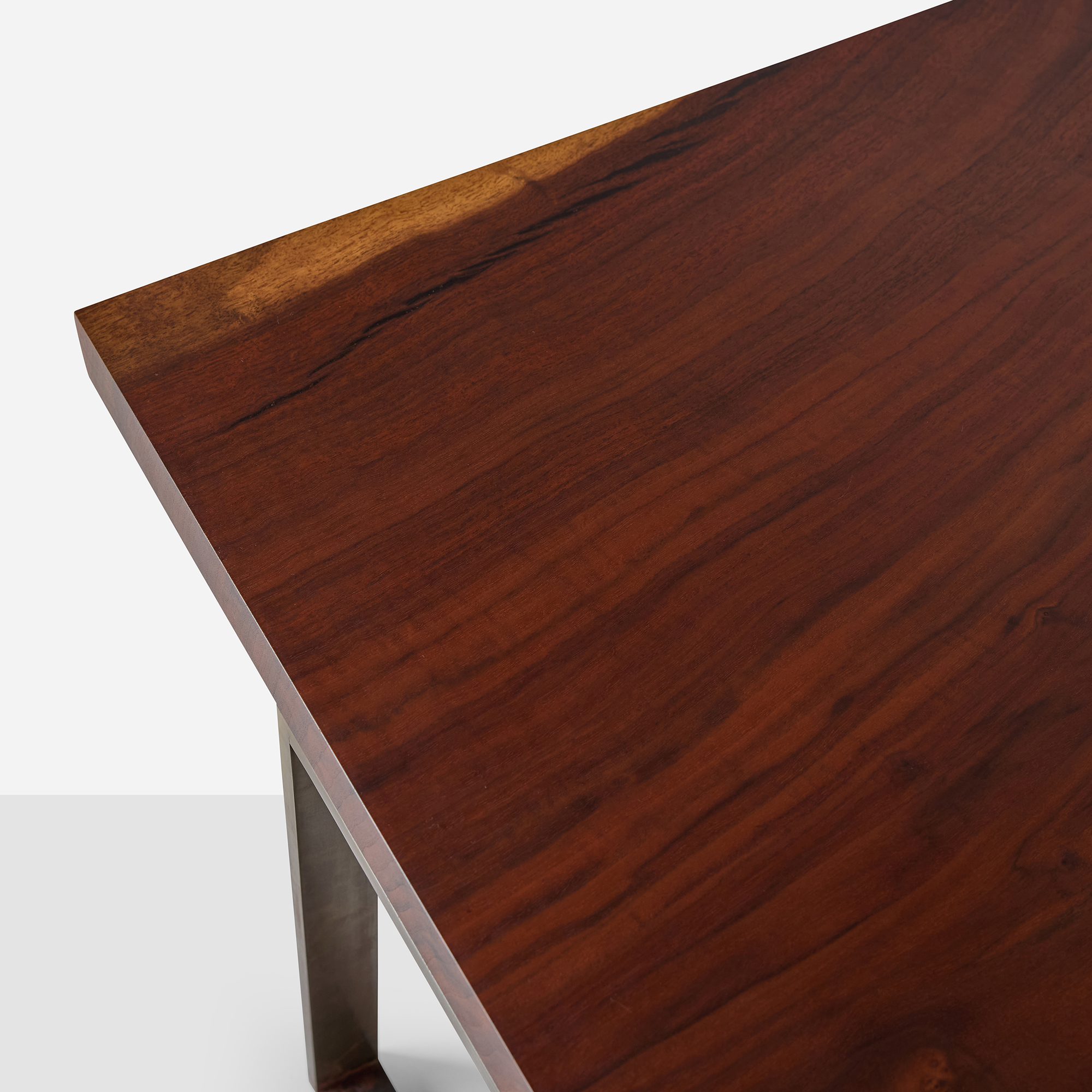 Walnut and Steel End Tables in the Style of Milo Baughman - 3 available - Image 9