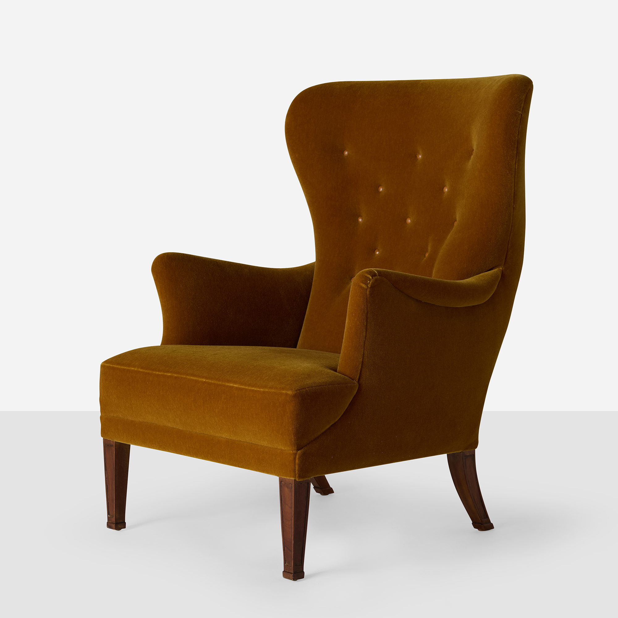 Wingback Chair in the Style of Frits Henningsen