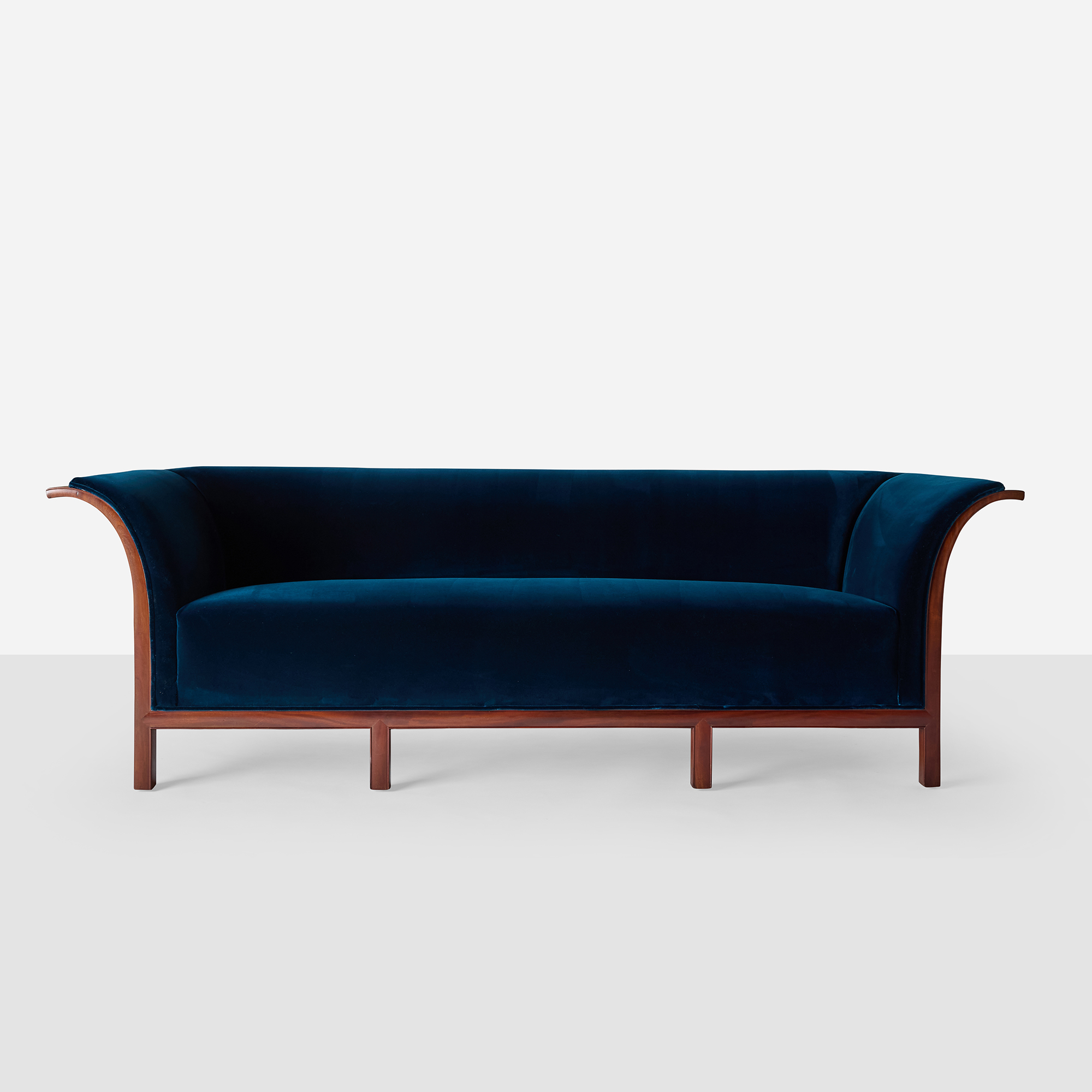 Mahogany Three-Seater Sofa by Frits Henningsen - Image 2