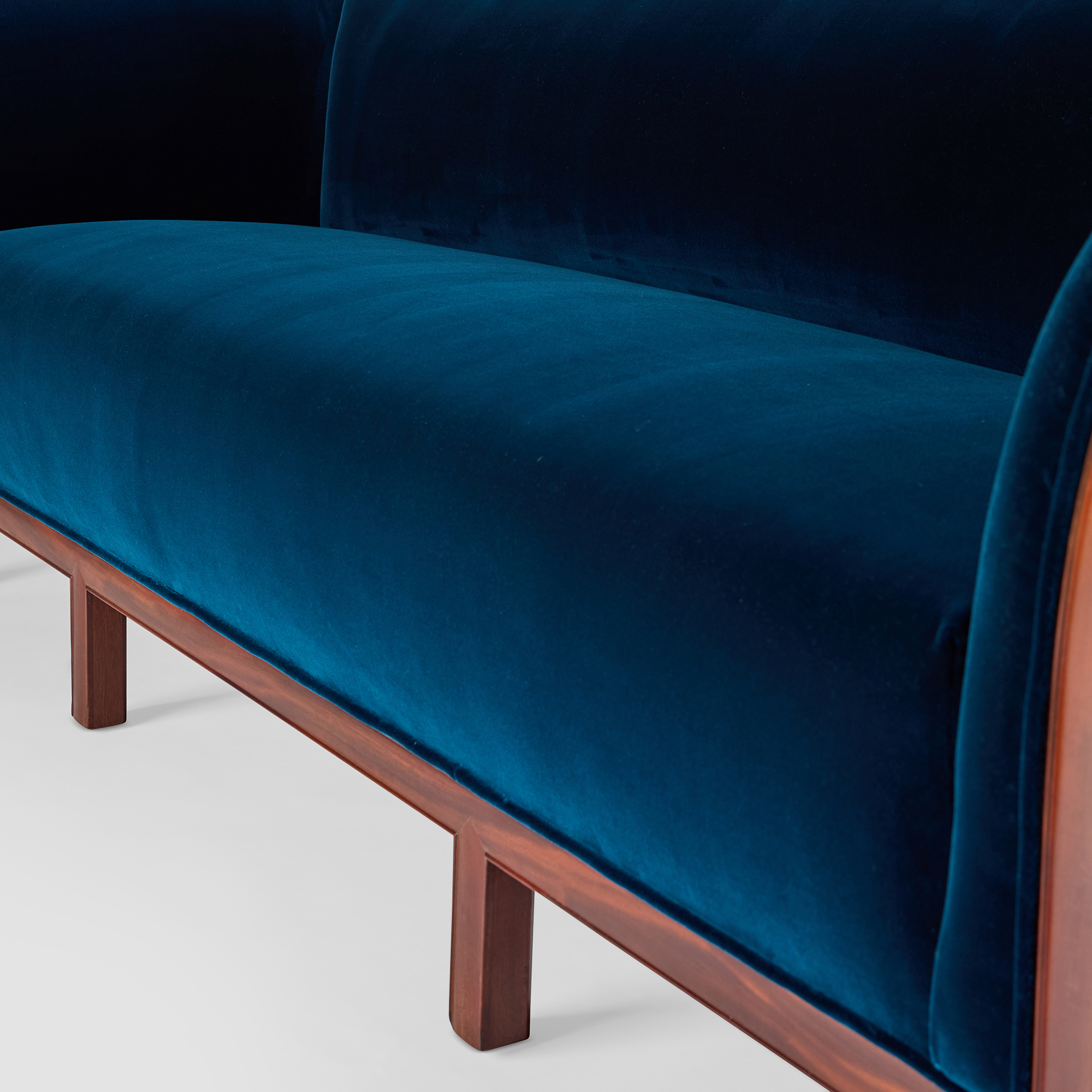 Mahogany Three-Seater Sofa by Frits Henningsen - Image 8