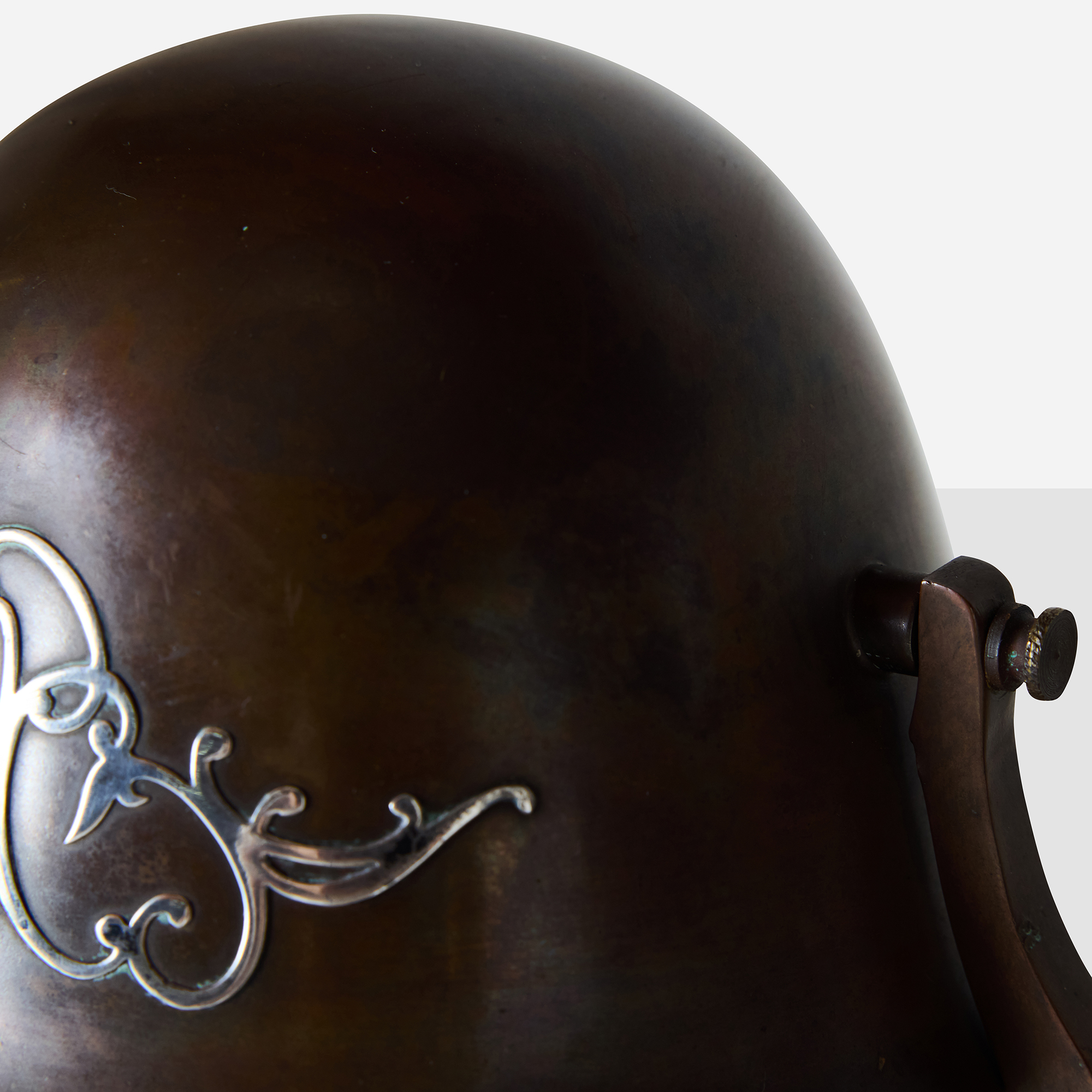 Arts & Crafts Sterling-on-Bronze Table Lamp - Image 8