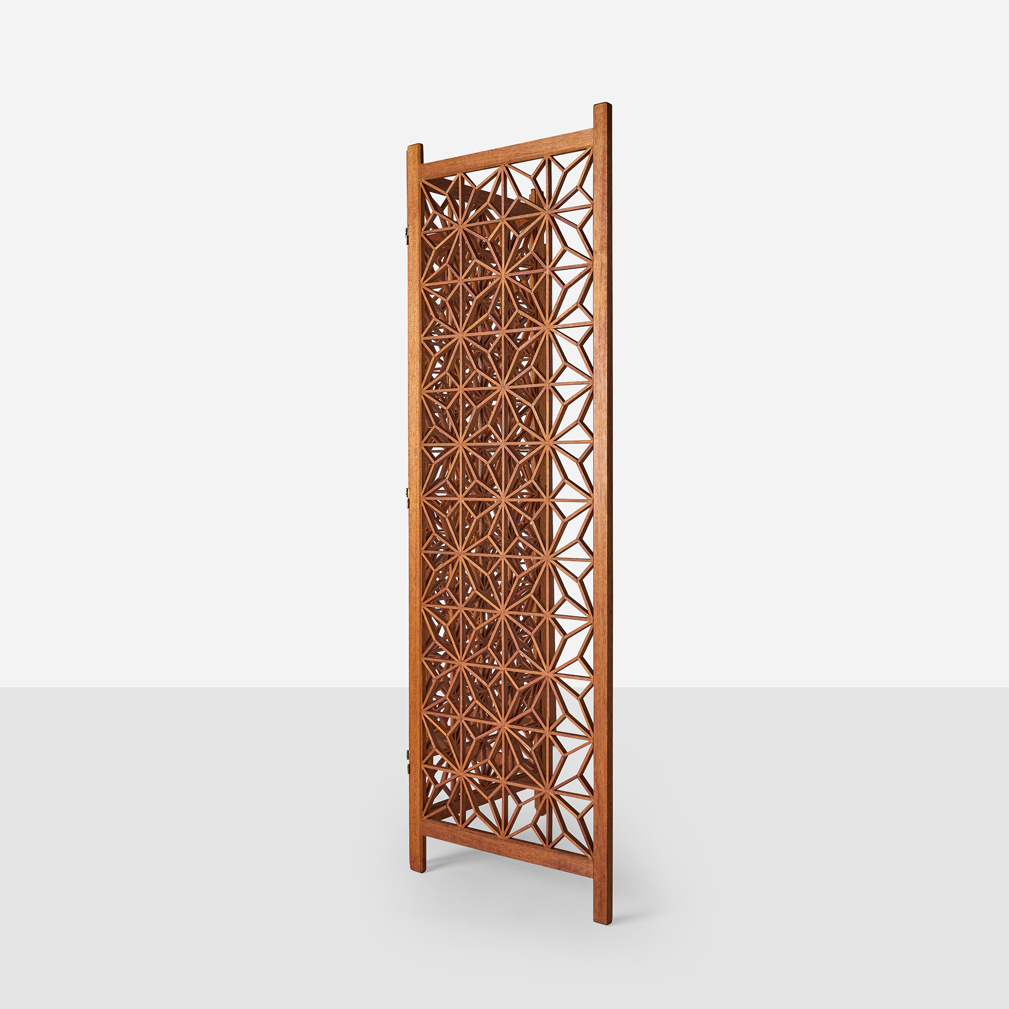 Kumiko Teak Room Divider - Image 3