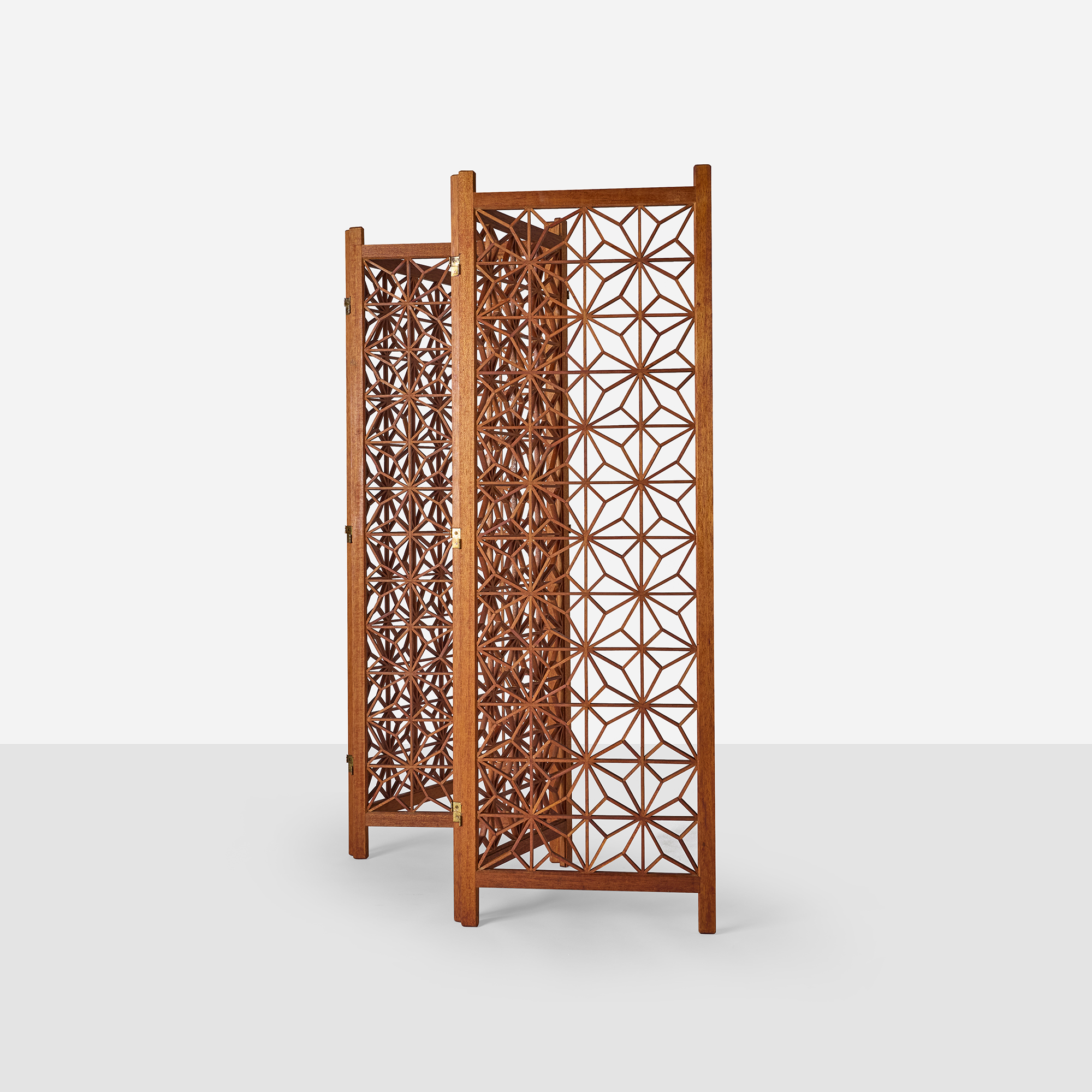 Kumiko Teak Room Divider - Image 4