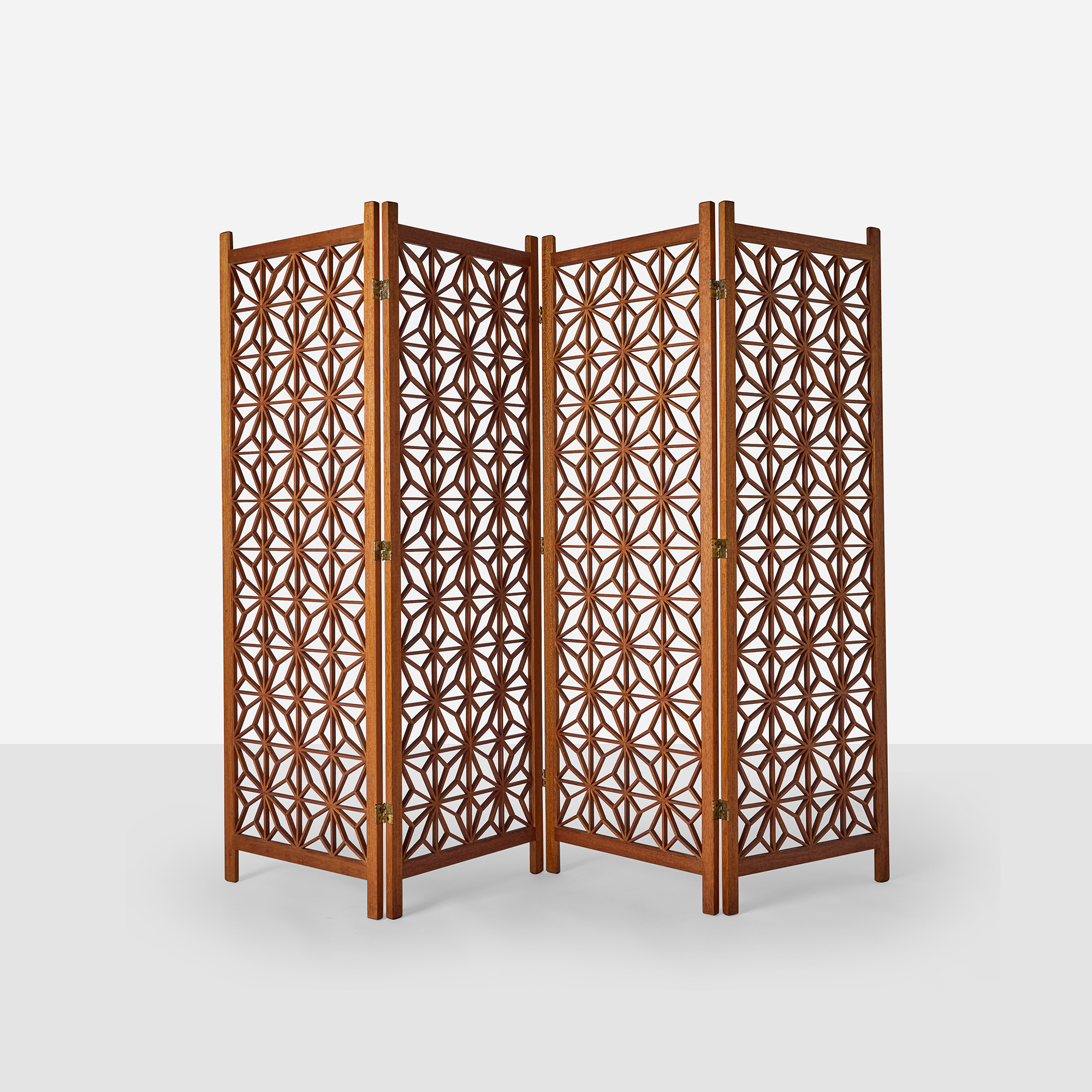 Kumiko Teak Room Divider - Image 5