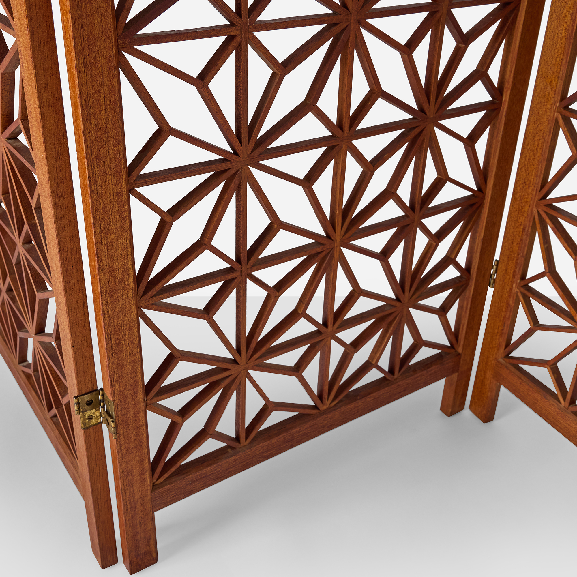 Kumiko Teak Room Divider - Image 11