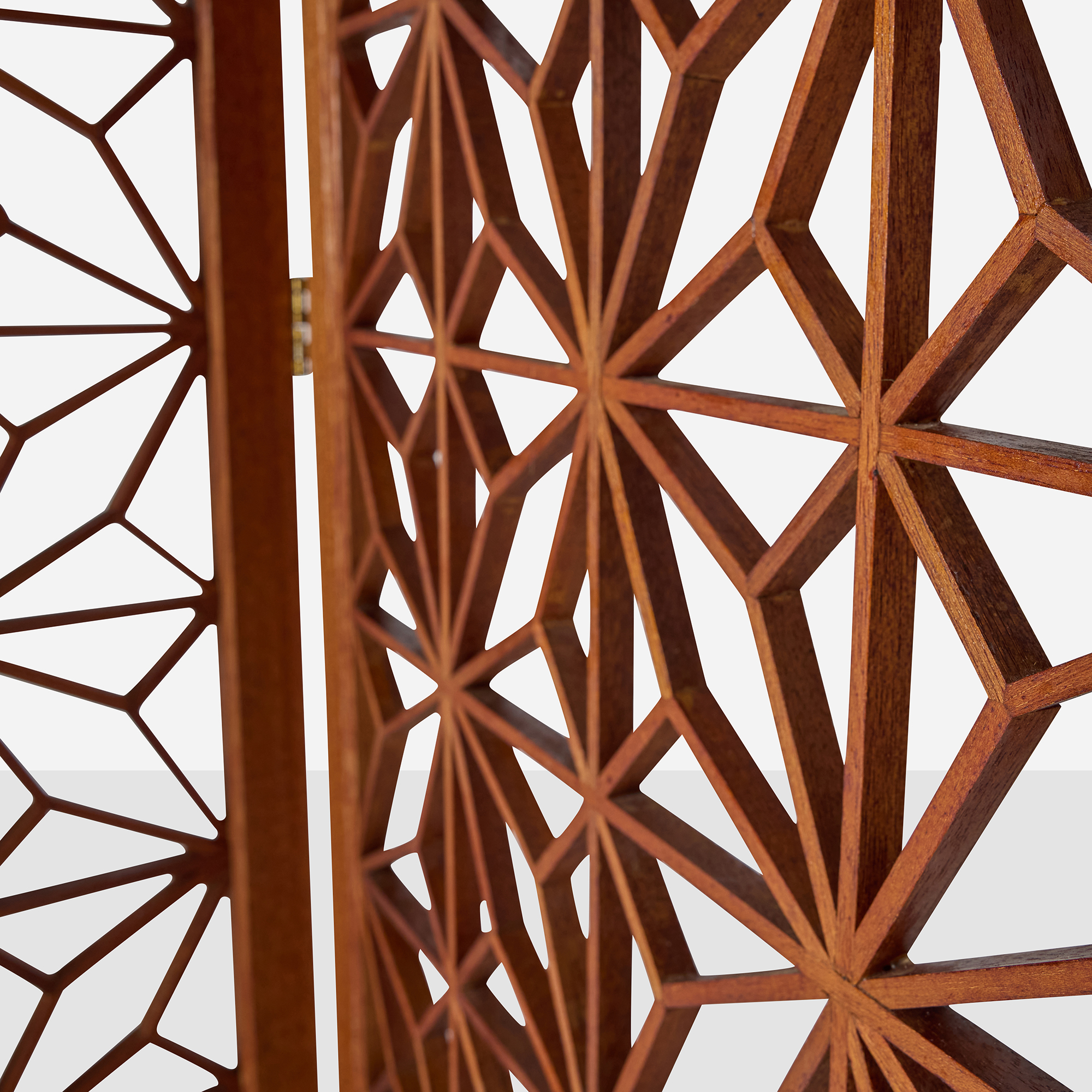 Kumiko Teak Room Divider - Image 9