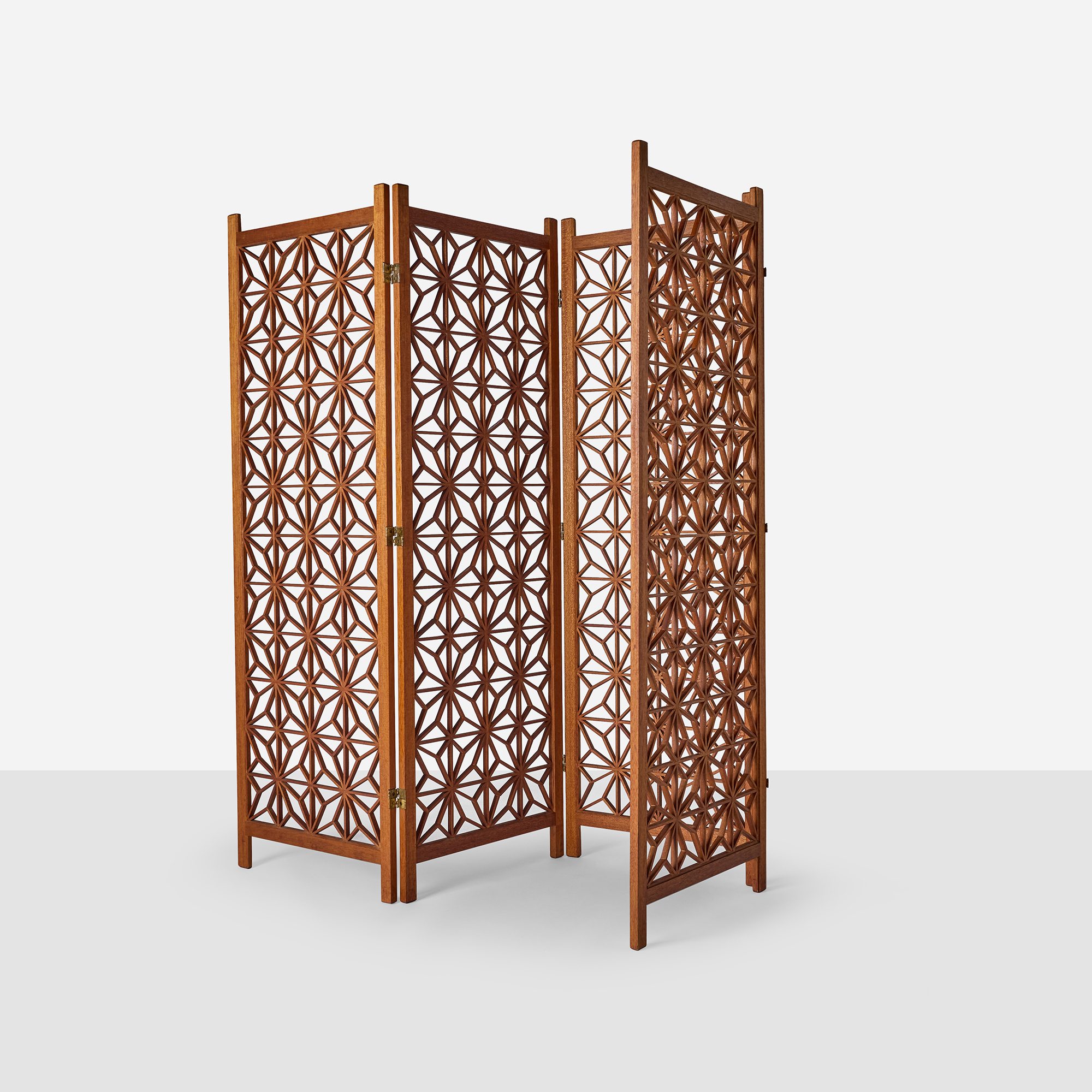 Kumiko Teak Room Divider - Image 6