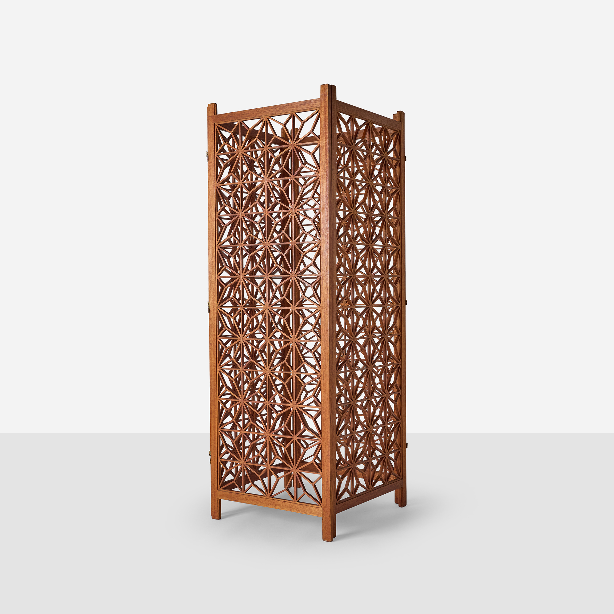 Kumiko Teak Room Divider - Image 8