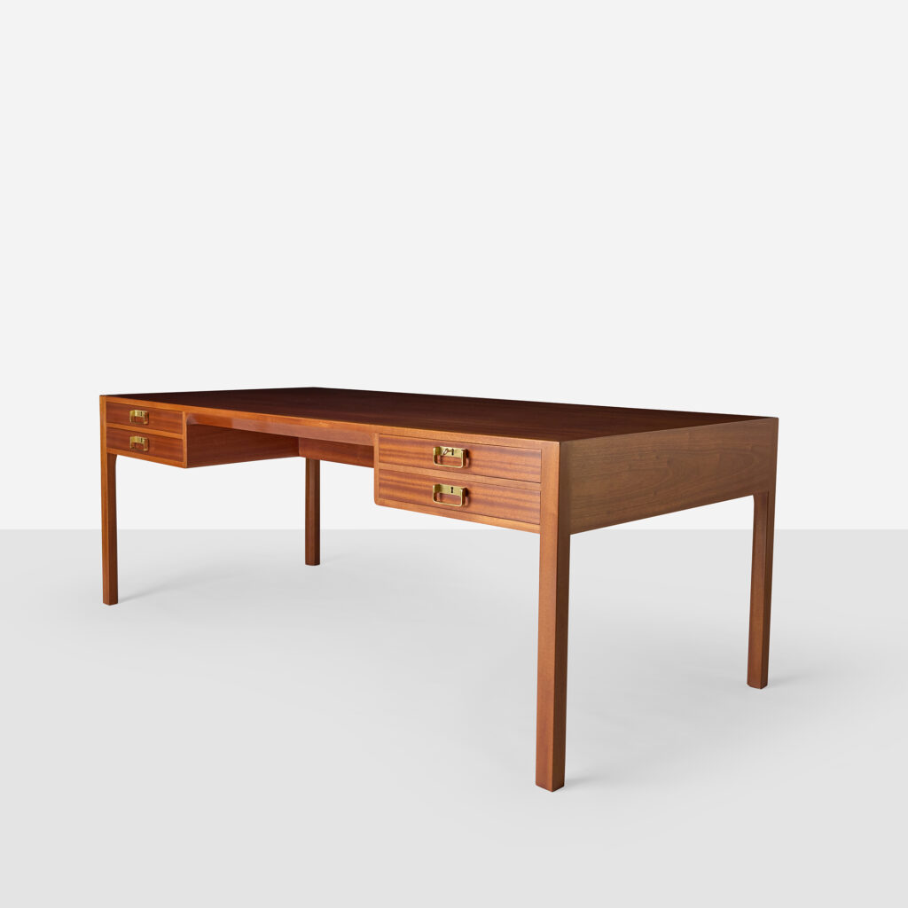 Mahogany desk by Bernt Petersen available at Almond & Company