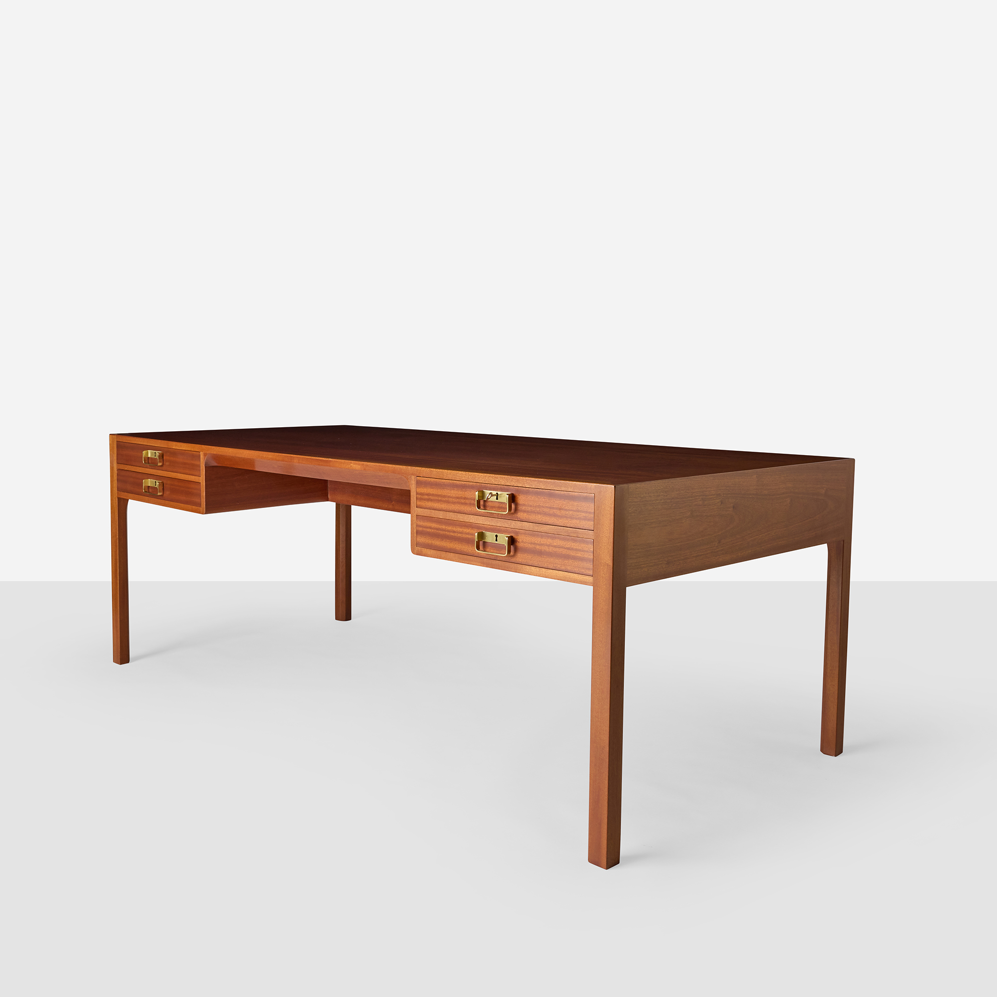 Mahogany desk by Bernt Petersen available at Almond & Company