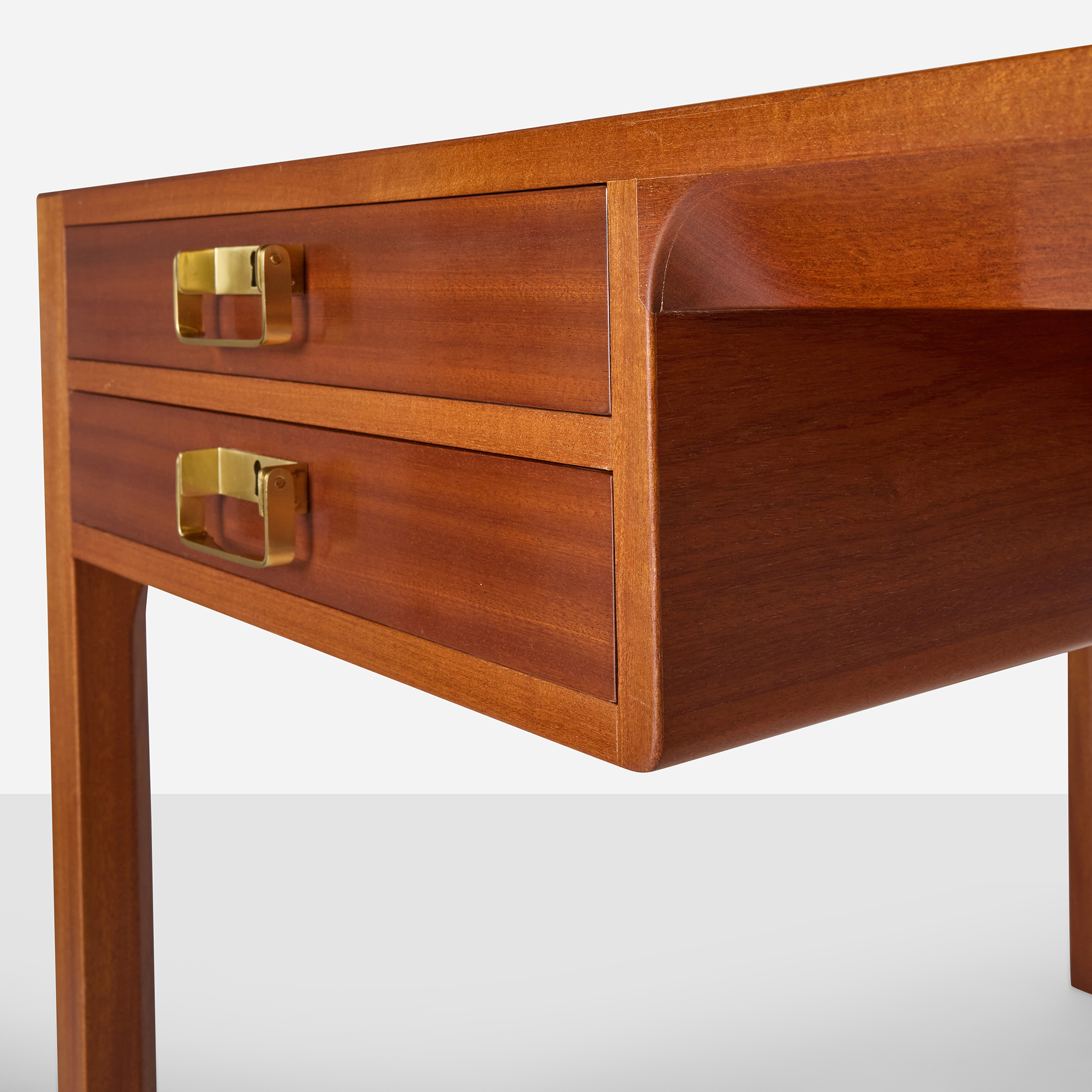 Mahogany Desk by Bernt Petersen for Dansk Mobelkunst - Image 7