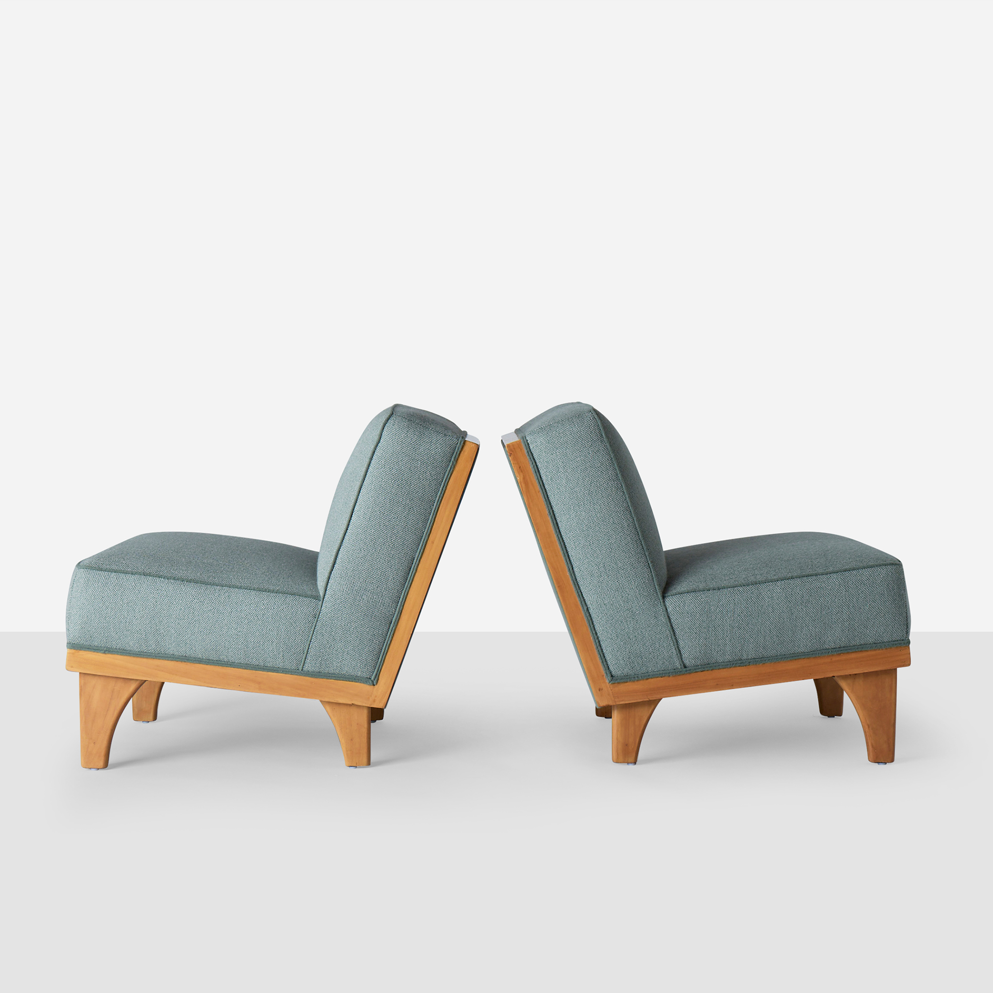 pair of lounge chairs by micheal van beuren