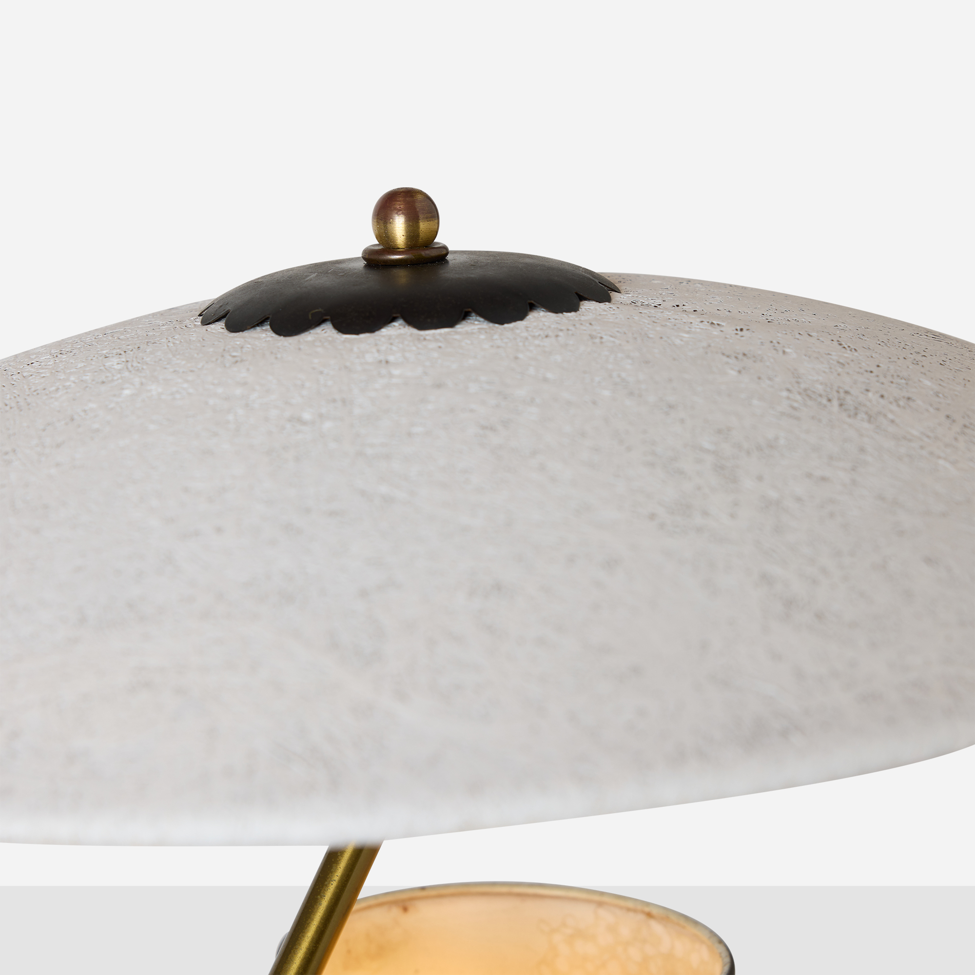 Table Lamp with Fiberglass Shade, in the manner of Mitchell Bobrick - Image 7