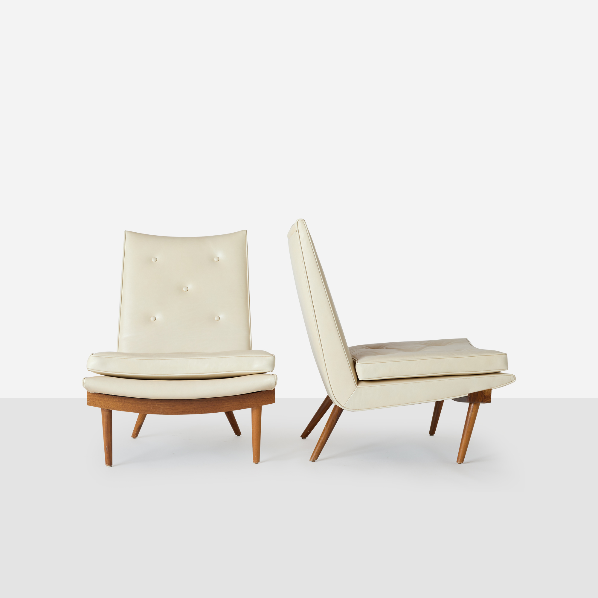 Pair of Origins Lounge Chairs in the Style of George Nakashima - Image 2