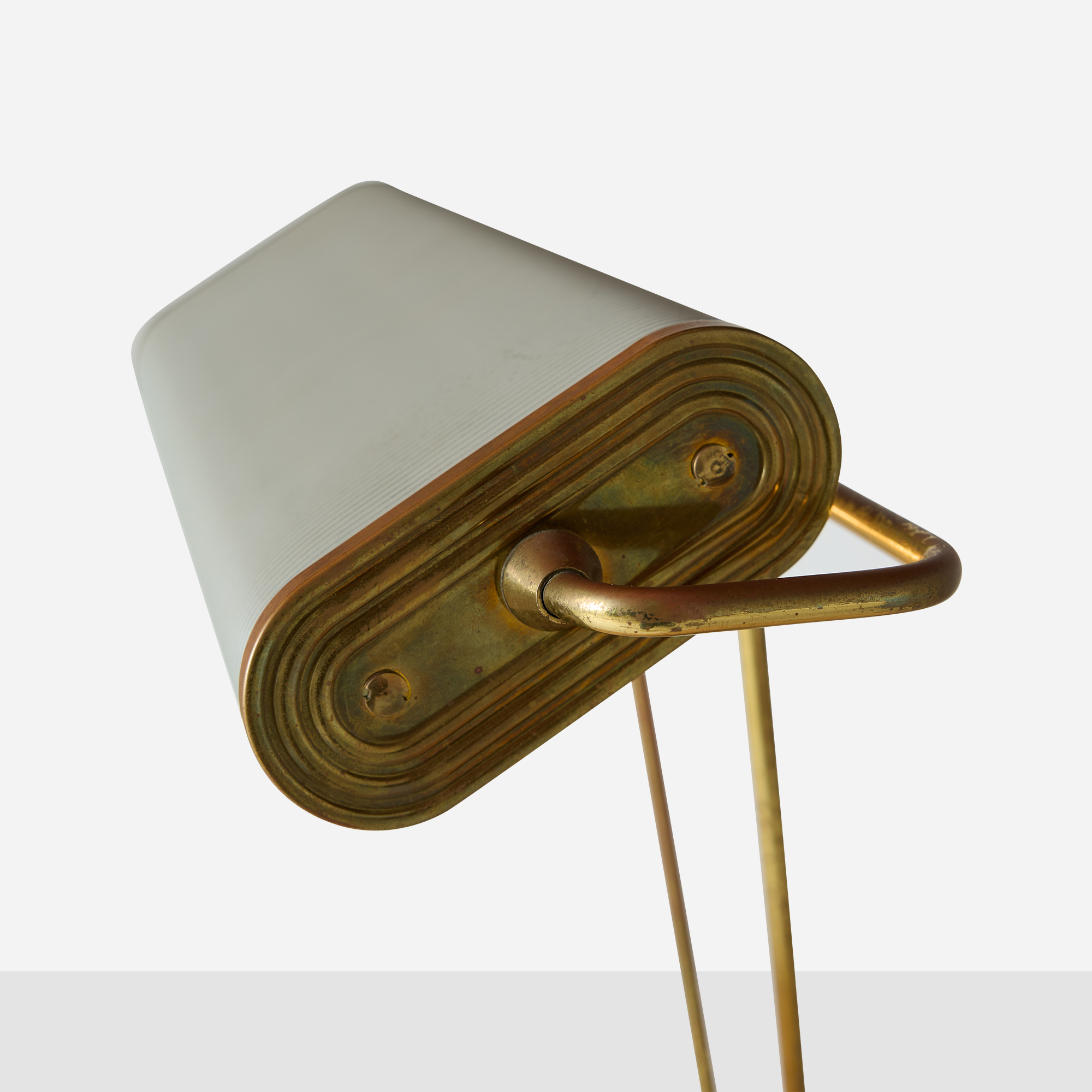 Adjustable Grey & Brass Desk Lamp by Eileen Gray - Image 8
