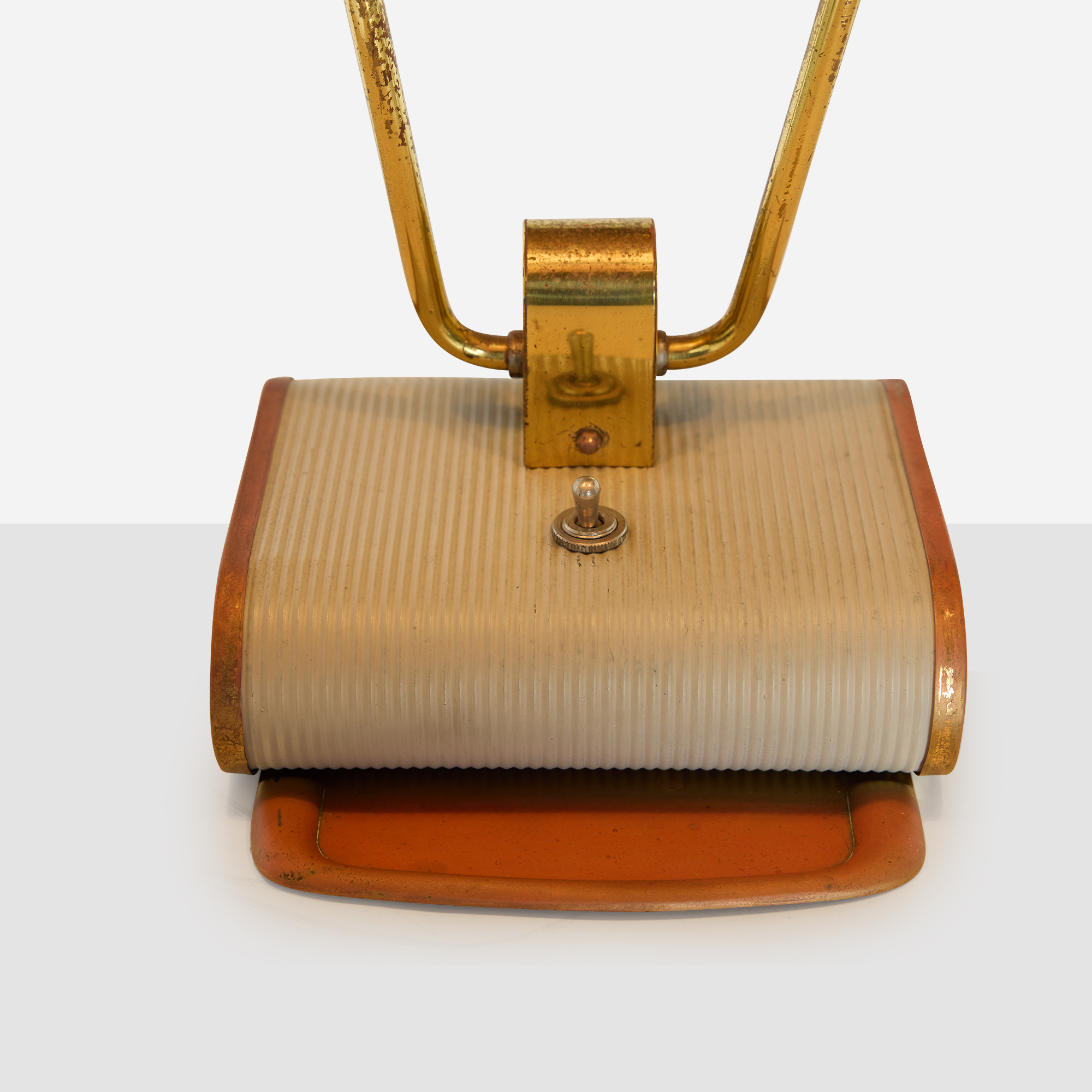 Adjustable Grey & Brass Desk Lamp by Eileen Gray - Image 10