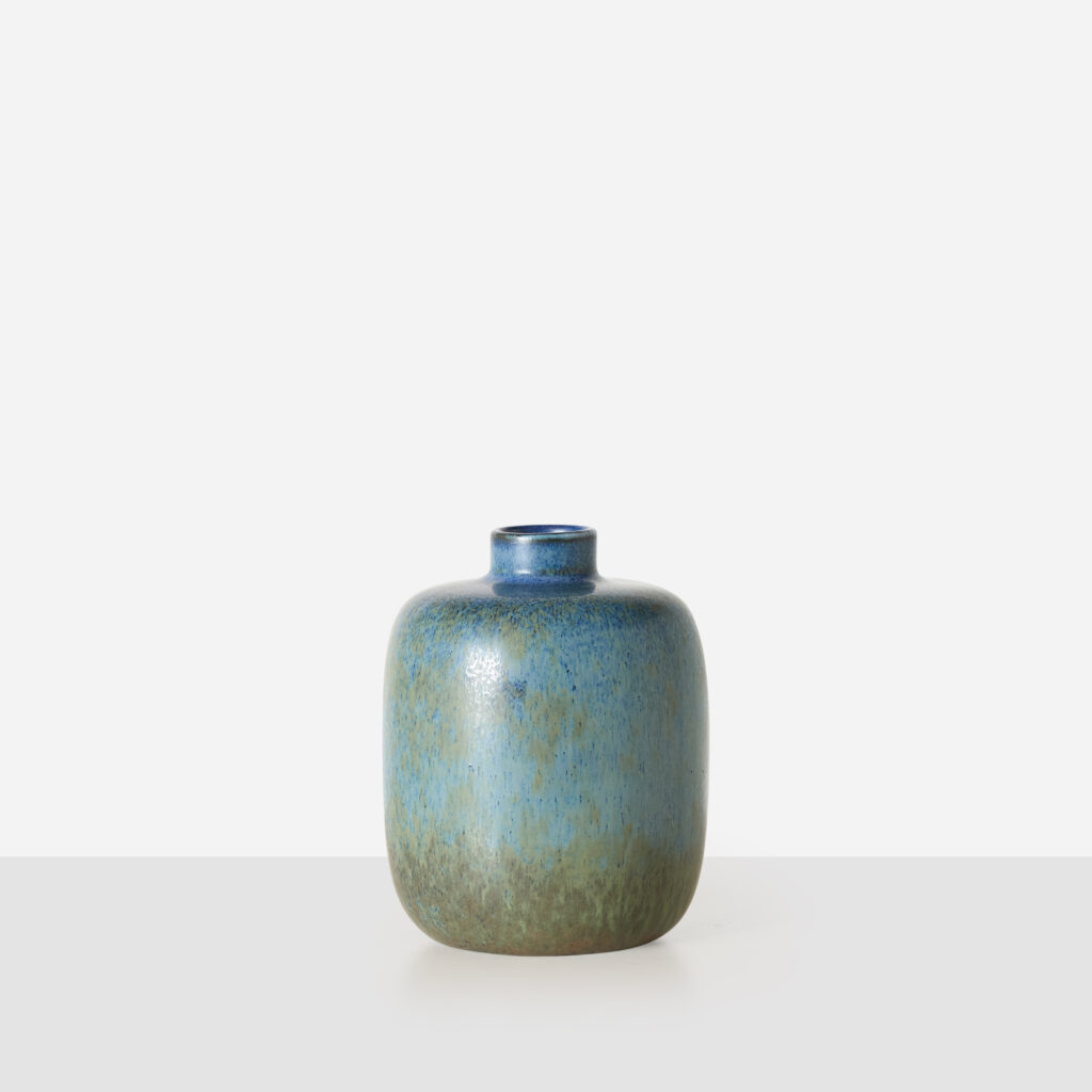 Blue Green Vase by Carl Harry Stalhane for Rörstrand
