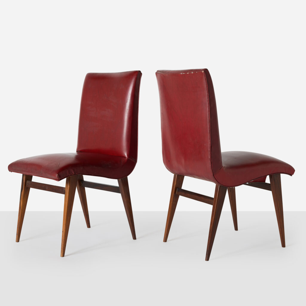 Pair of Side Chairs by Joaquim Tenreiro