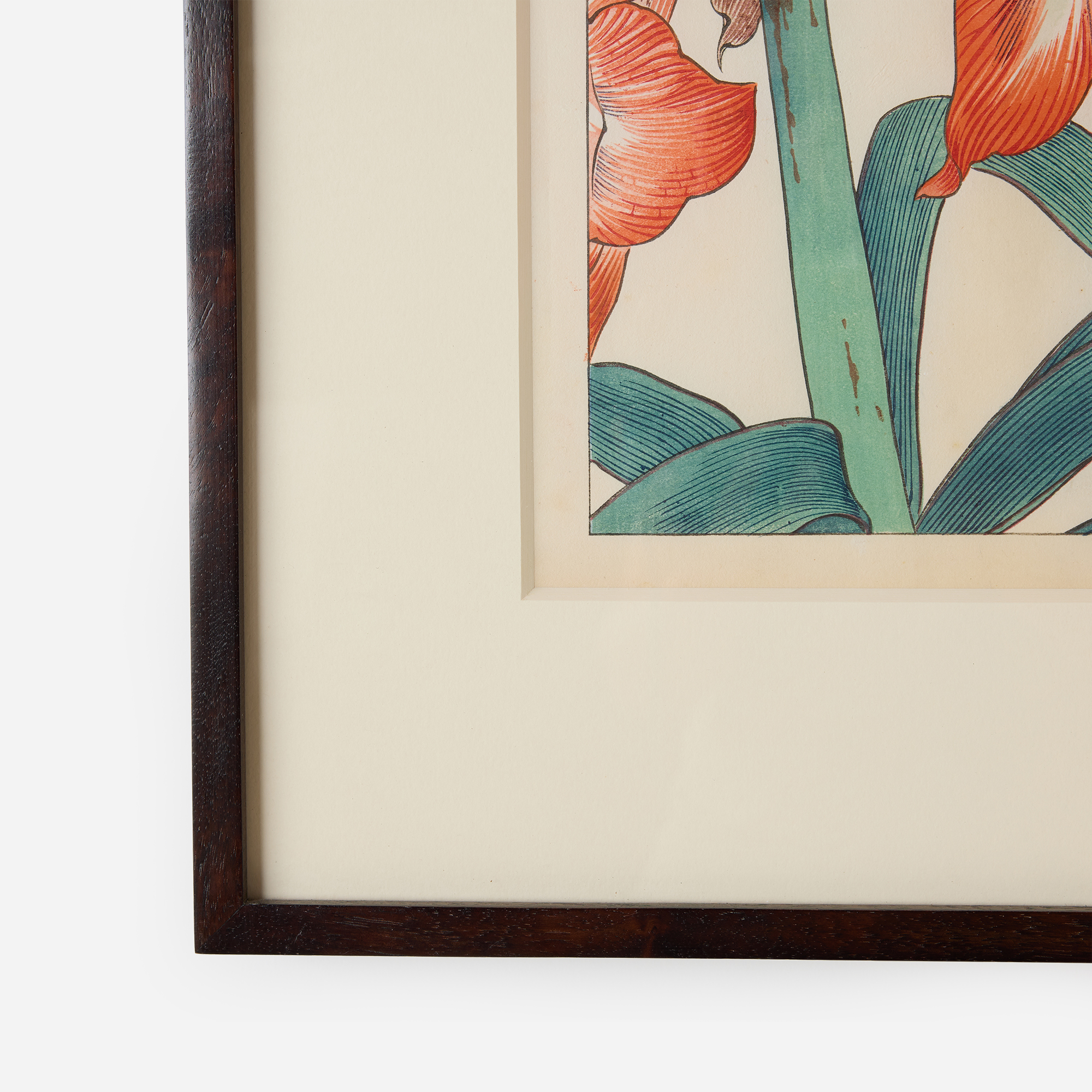 Amaryllis Woodblock Print by Tanigami Kōnan - Image 4