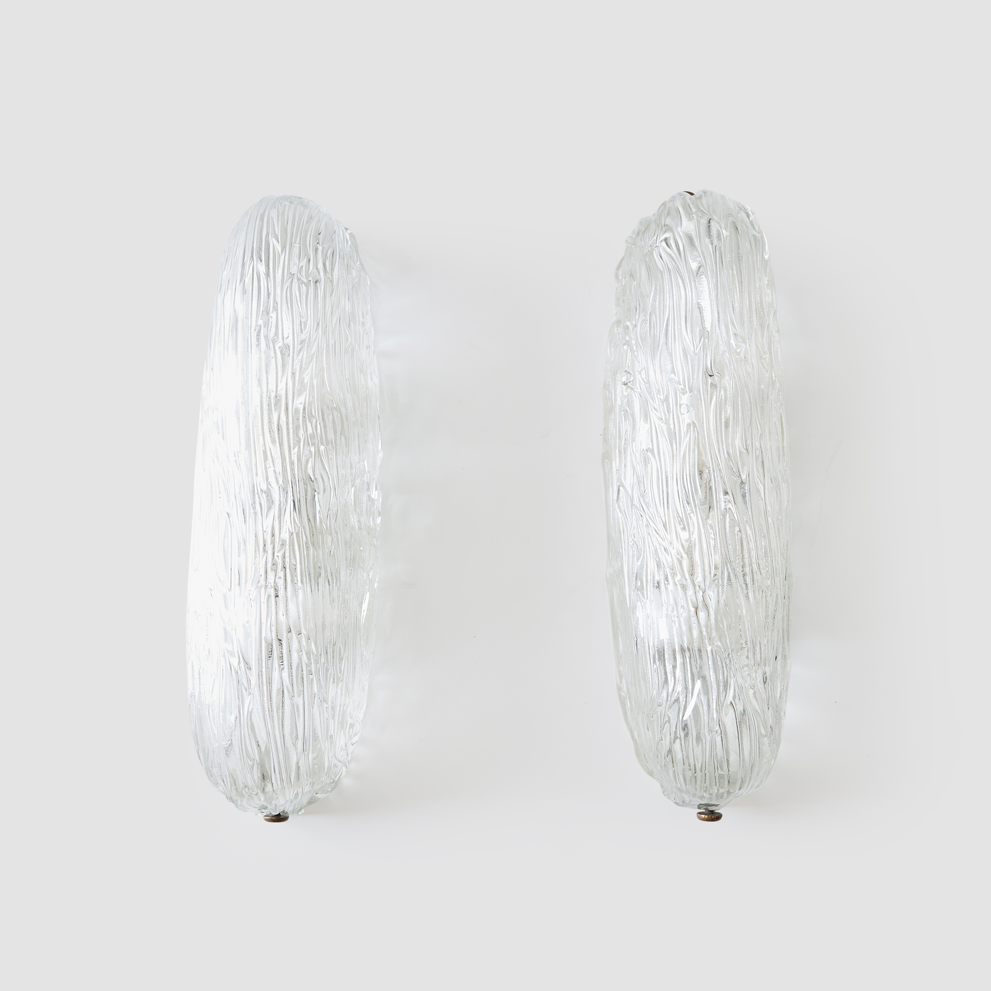 Pair of Glass Wall Sconces by Toni Zuccheri for Venini - Image 4