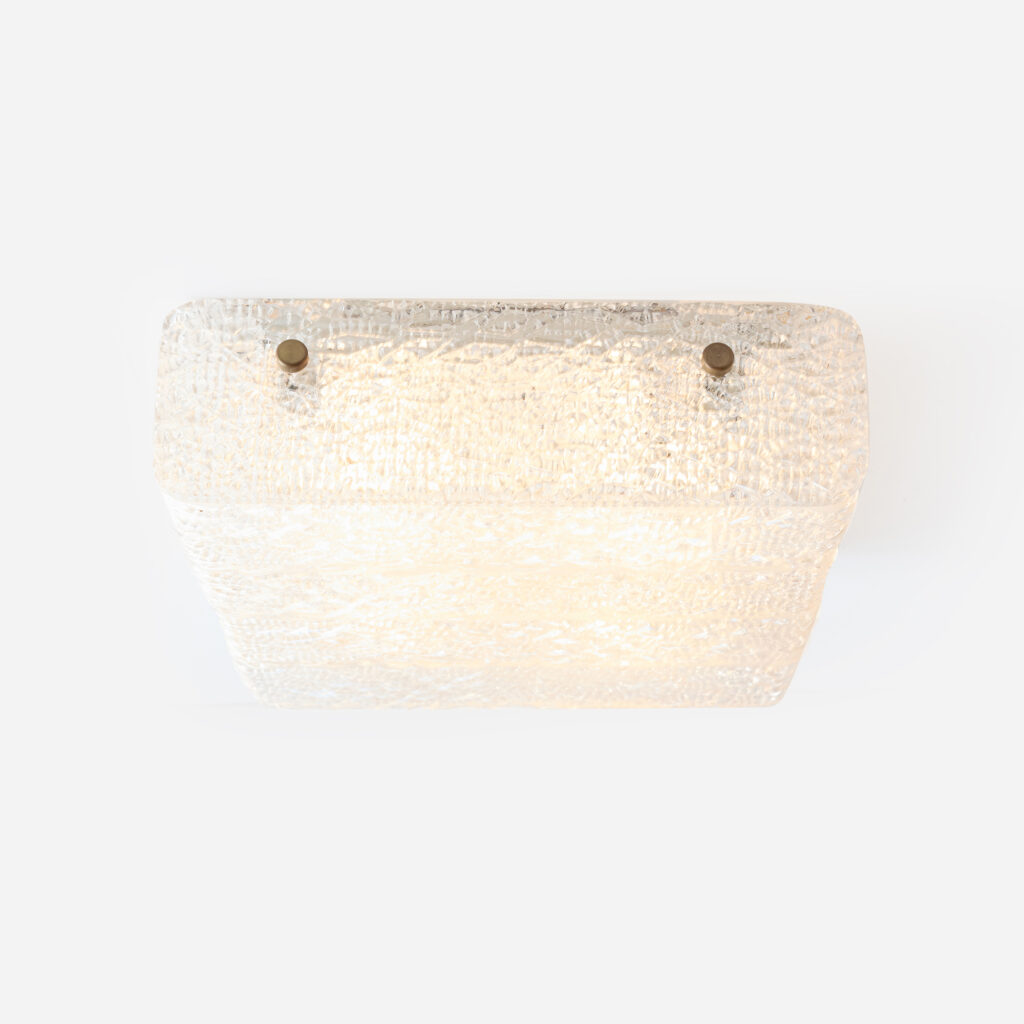 Ice Glass Flush Mount Ceiling Light