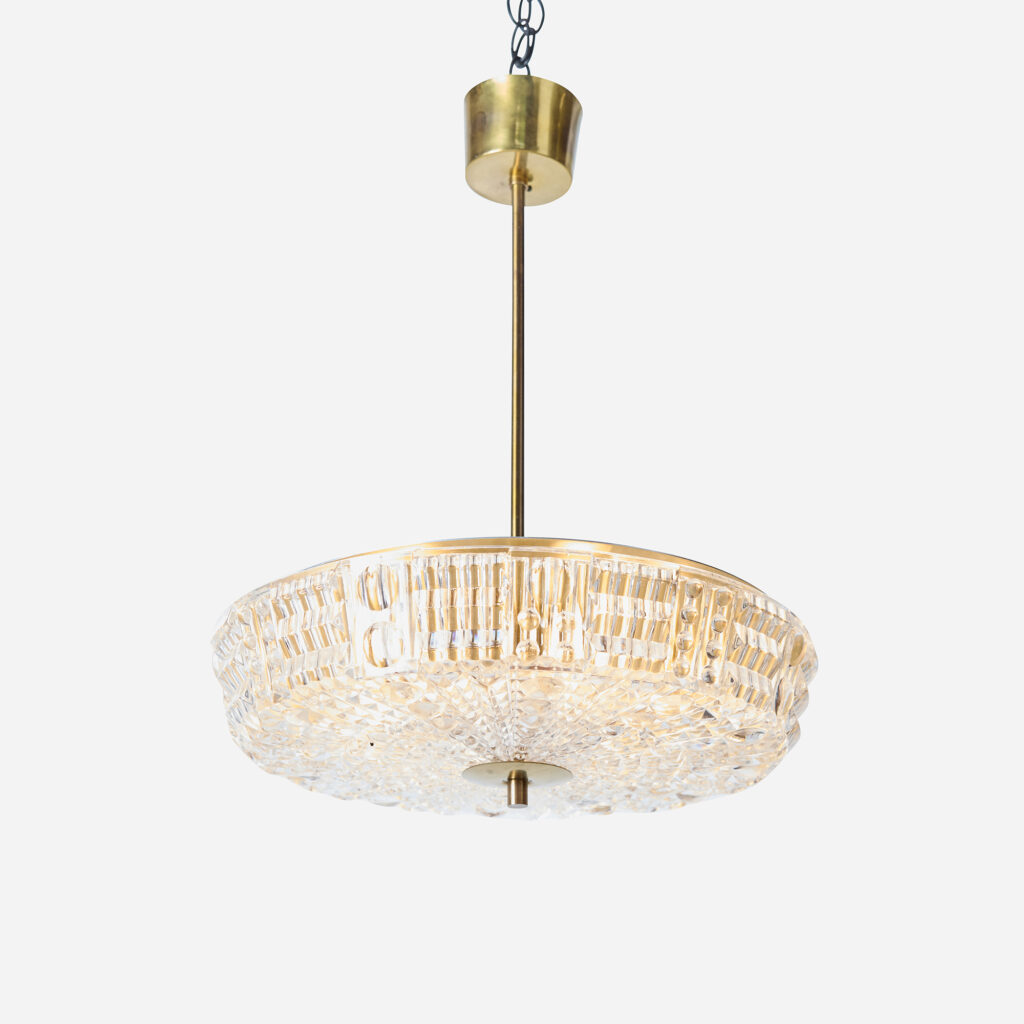 Brass & Glass Pendant by Carl Fagerlund
