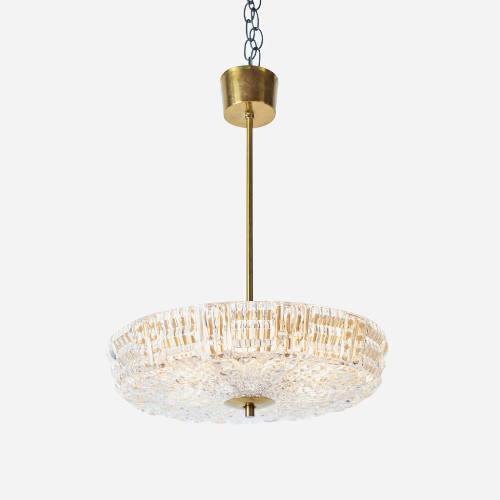 Brass & Glass Pendant by Carl Fagerlund