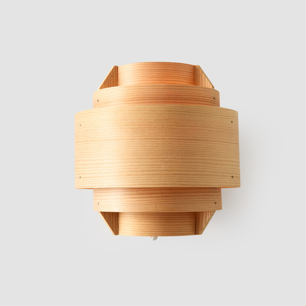 Pine Veneer Wall Light by Hans-Agne Jakobsson