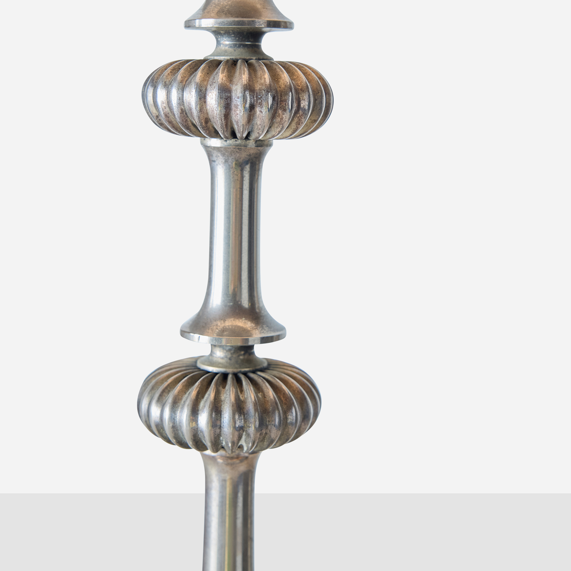 Chrome & Enameled Brass Table Lamp by Christian Dior - Image 6