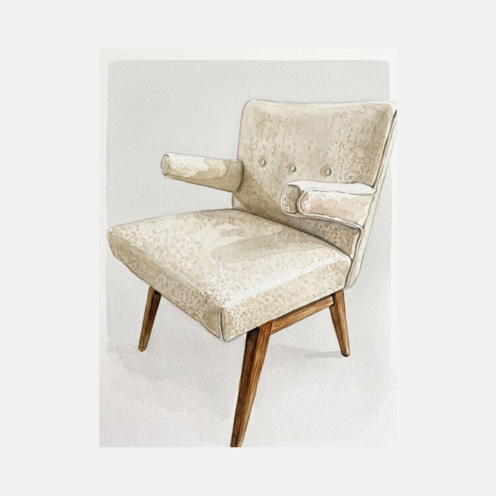 Set of Six Model C-101 Dining Chairs by Jens Risom