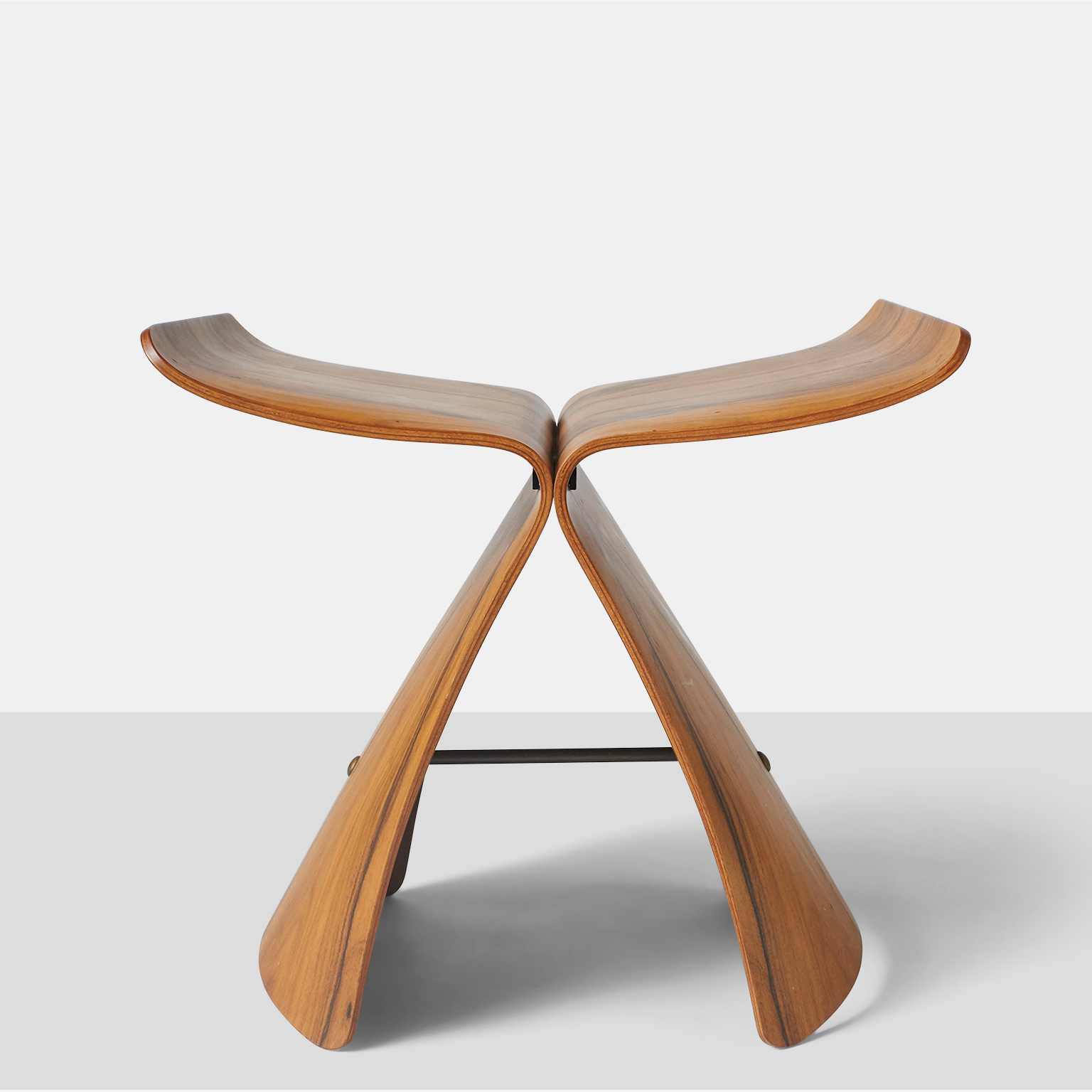 Rosewood Butterfly Stool by Sori Yanagi - Image 3